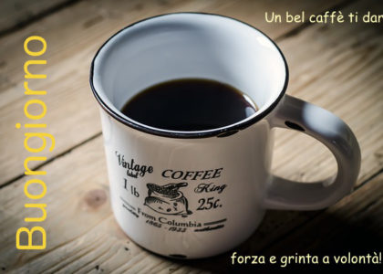 Buongiorno con caffè espresso per partire alla grande!
